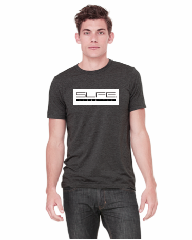 Dark heather gray SLFE lifestyle tshirt 