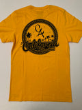 YELLOW/BLACK (CA)LIFORNIA Dreamin (Logo Short Sleeve T-Shirt